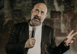 Goyo Jiménez, durante uno de los sus monólogos.