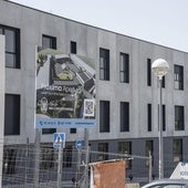 Obras para terminar el nuevo colegio de las Concepcionistas en La Lastrilla.