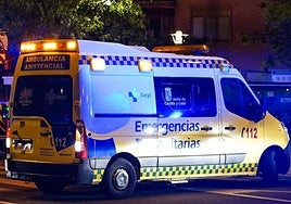 Imagen de archivo de una ambulancia del Sacyl.