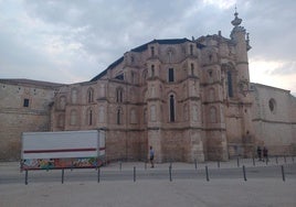 Imagen de la fachada de la iglesia conventual de San Pablo en que se produjo el robo.