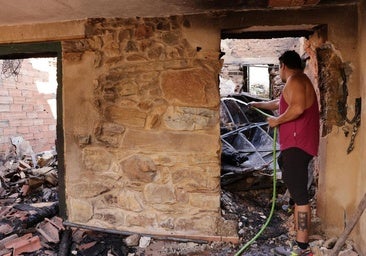Las llaman calcinan el legado de los pueblos de Vidriales: «Era el cofre de recuerdos de una familia entera»