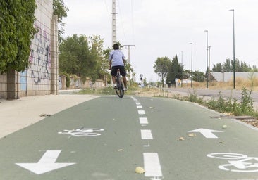 Más de dos kilómetros de carril bici ya unen Valladolid y Simancas a falta de rematar varios accesos