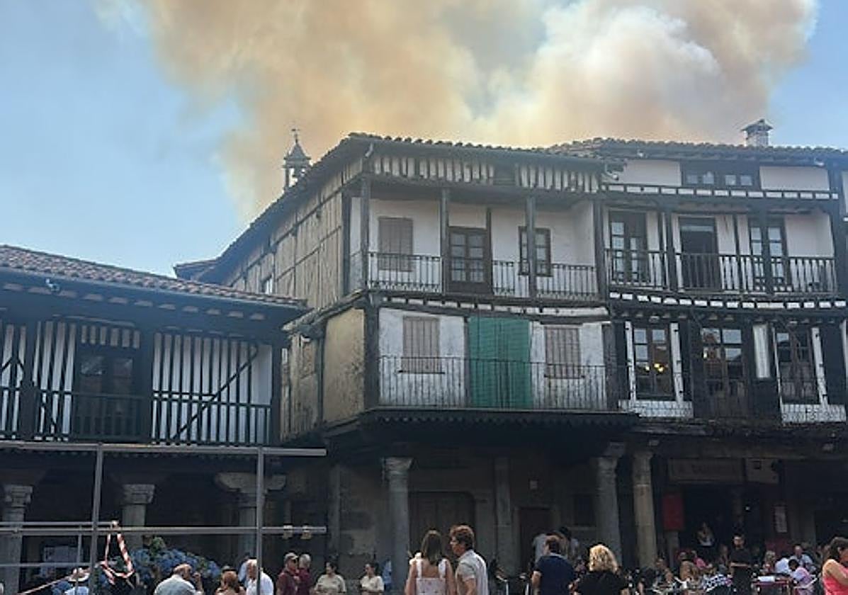 Reactivación del incendio de La Alberca