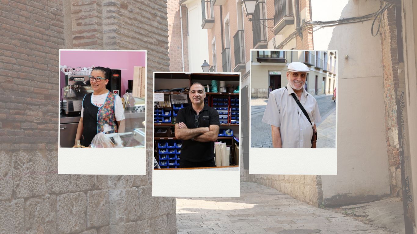 Vecinos y comerciantes de el barrio San Martín.