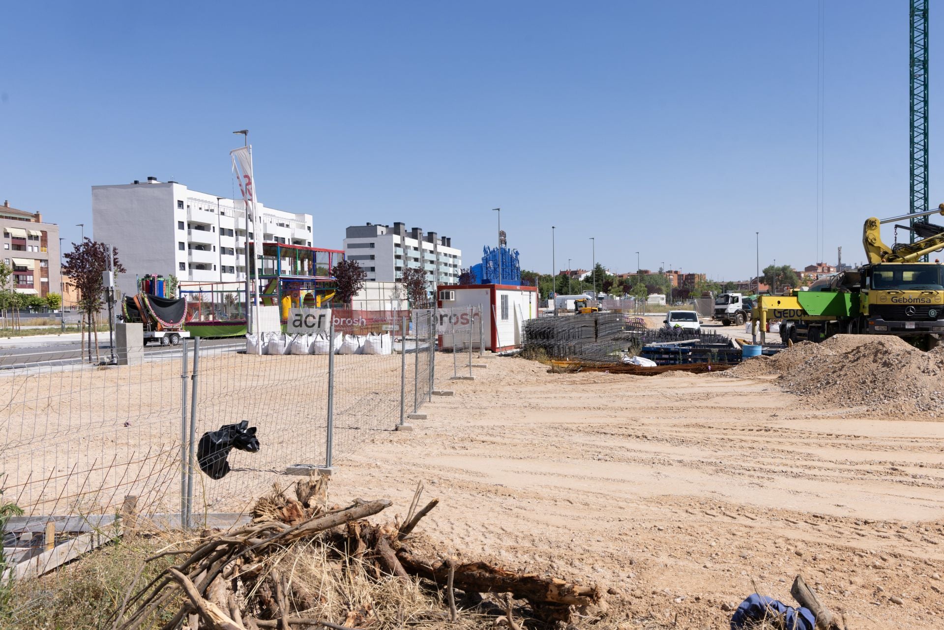 Solas en construcción en la zona de Cuarteles.