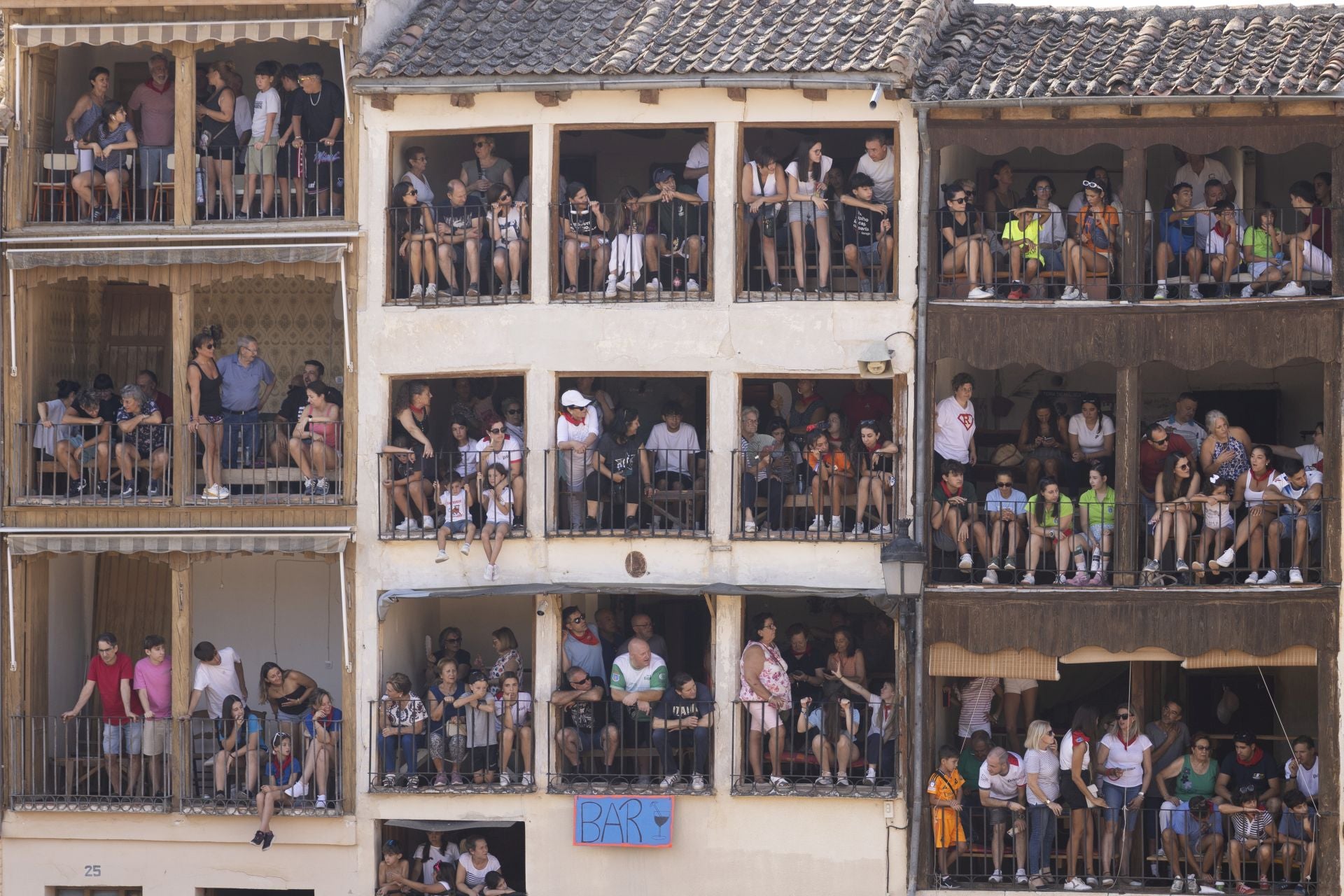 Las imágenes del encierro de Peñafiel de este viernes
