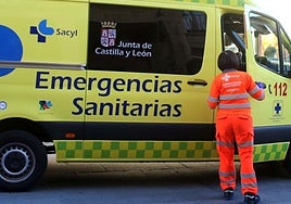 Ambulancia de Sacyl.