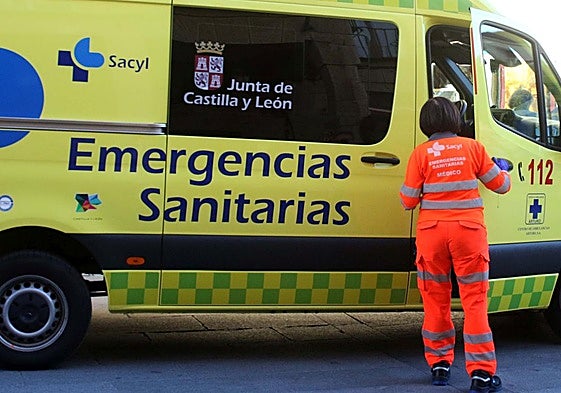 Ambulancia de Sacyl.