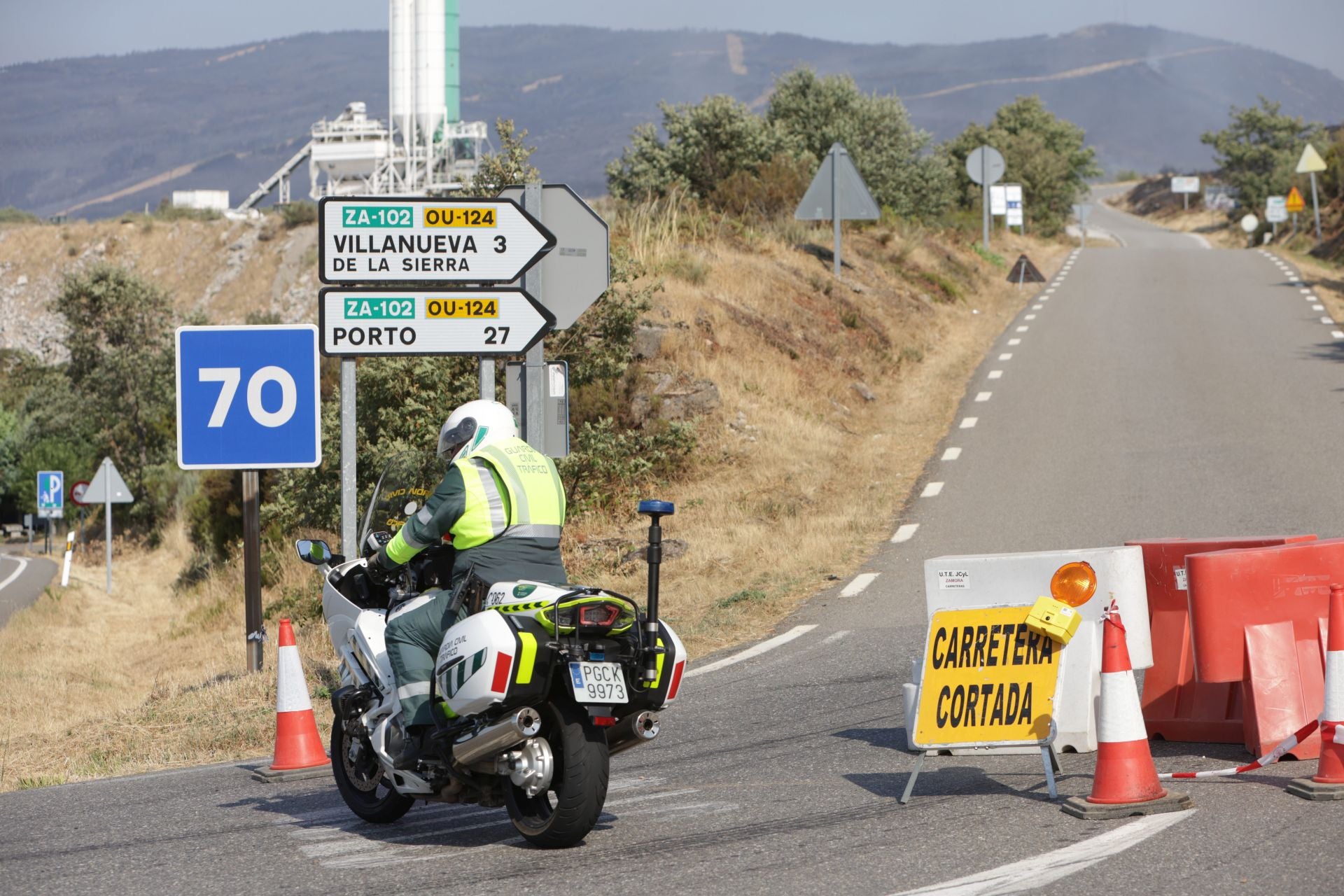Incendio en Porto de Sanabria, Zamora