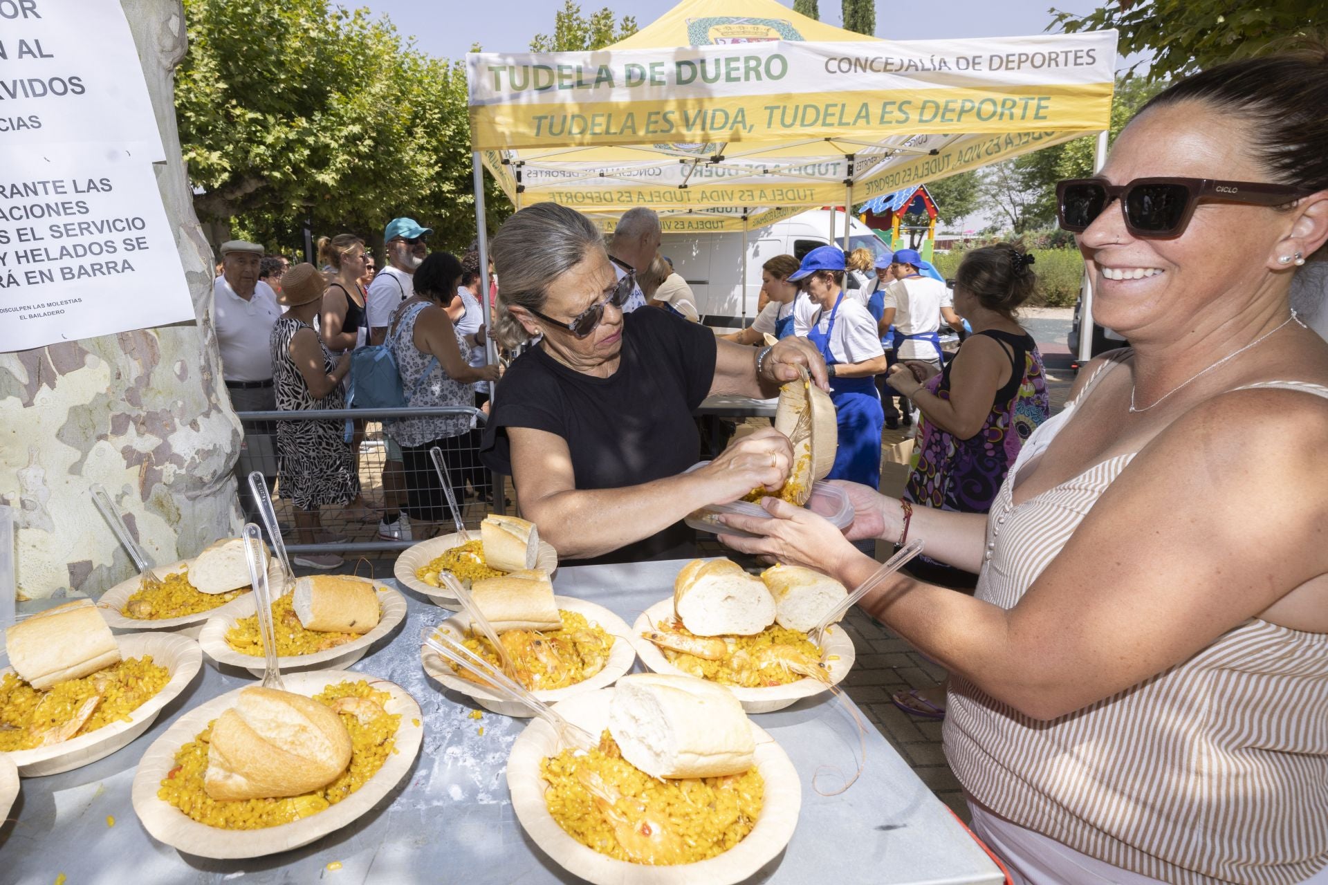 La paellada de Tudela, en imágenes
