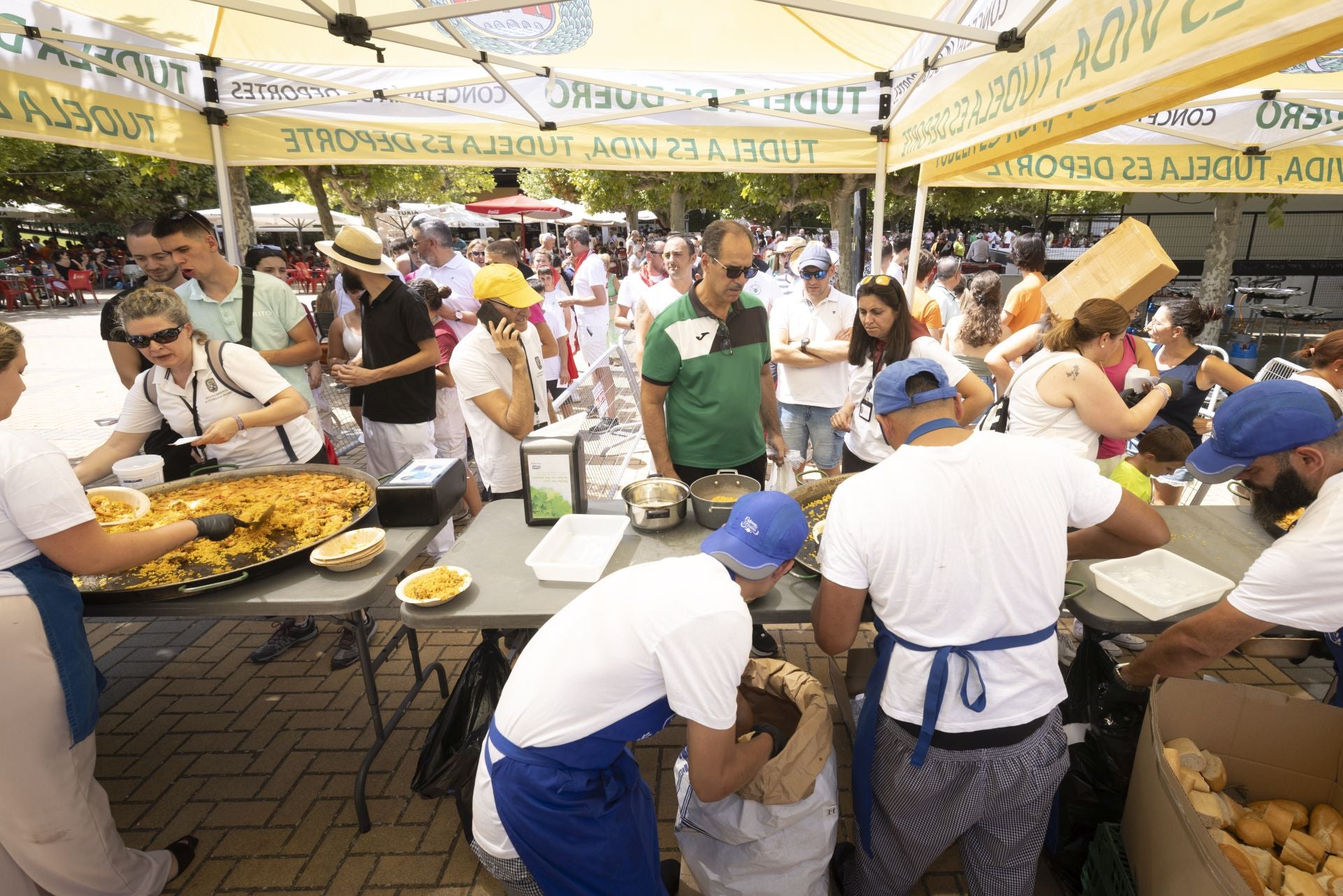La paellada de Tudela, en imágenes