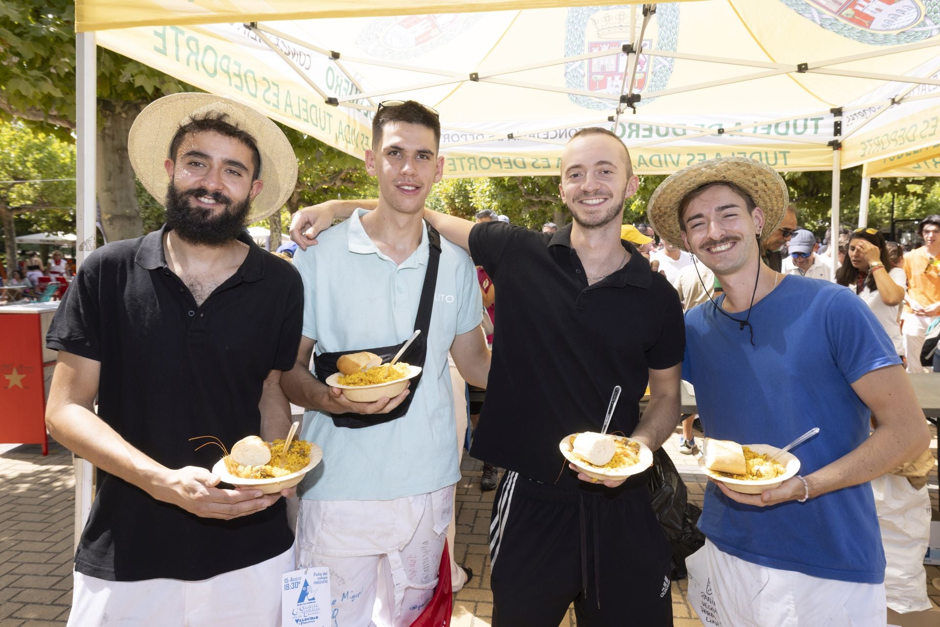 La paellada de Tudela, en imágenes