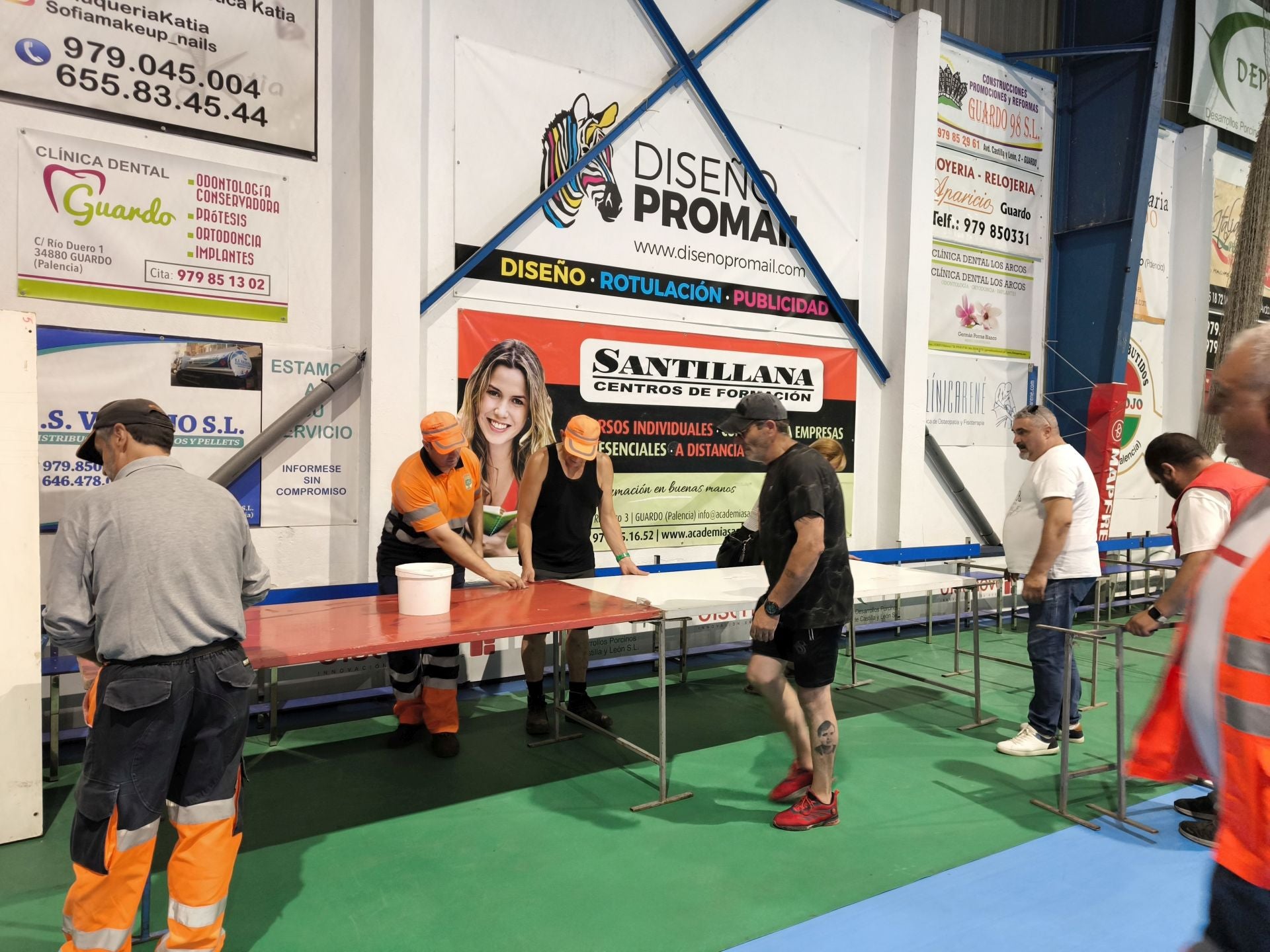 Guardo acoge a evacuados por los incendios