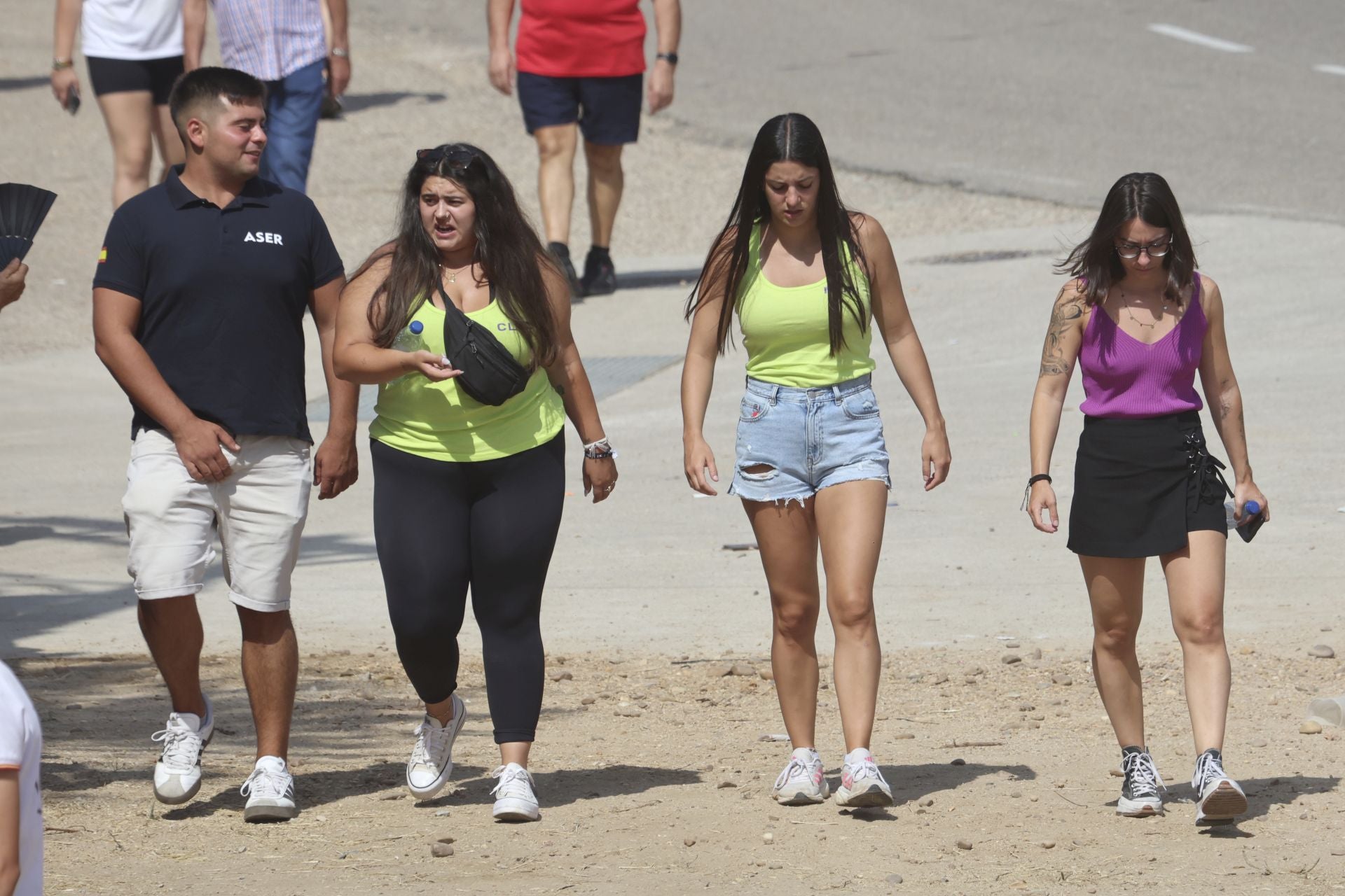 Tercer encierro en las fiestas de Rueda