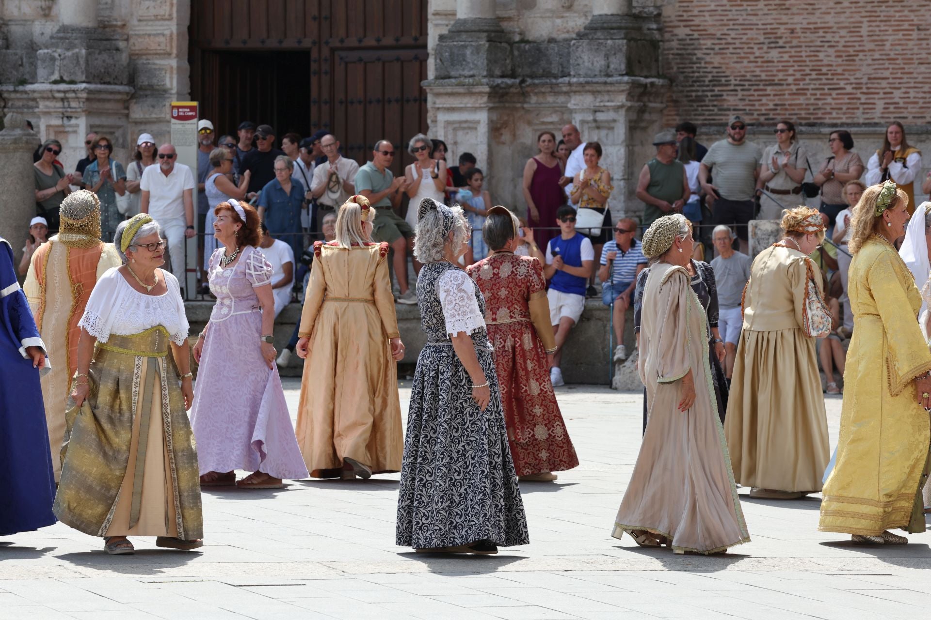 Ambiente en la Feria Renacentista de Medina del Campo este sábado