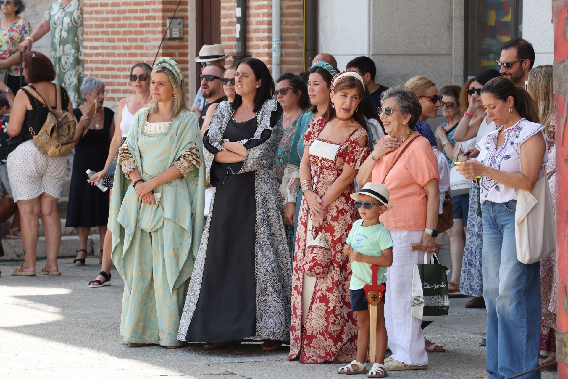 Ambiente en la Feria Renacentista de Medina del Campo este sábado