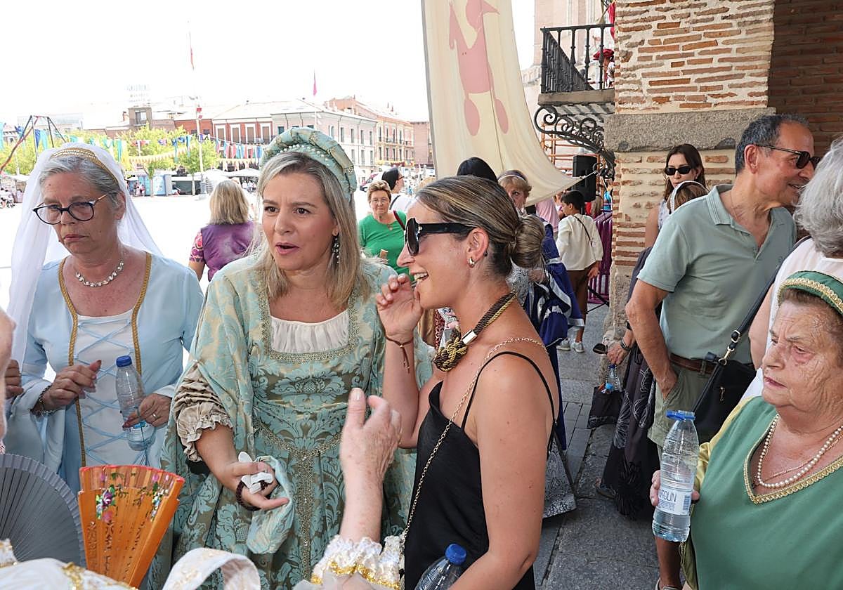 Ambiente en la Feria Renacentista de Medina del Campo este sábado