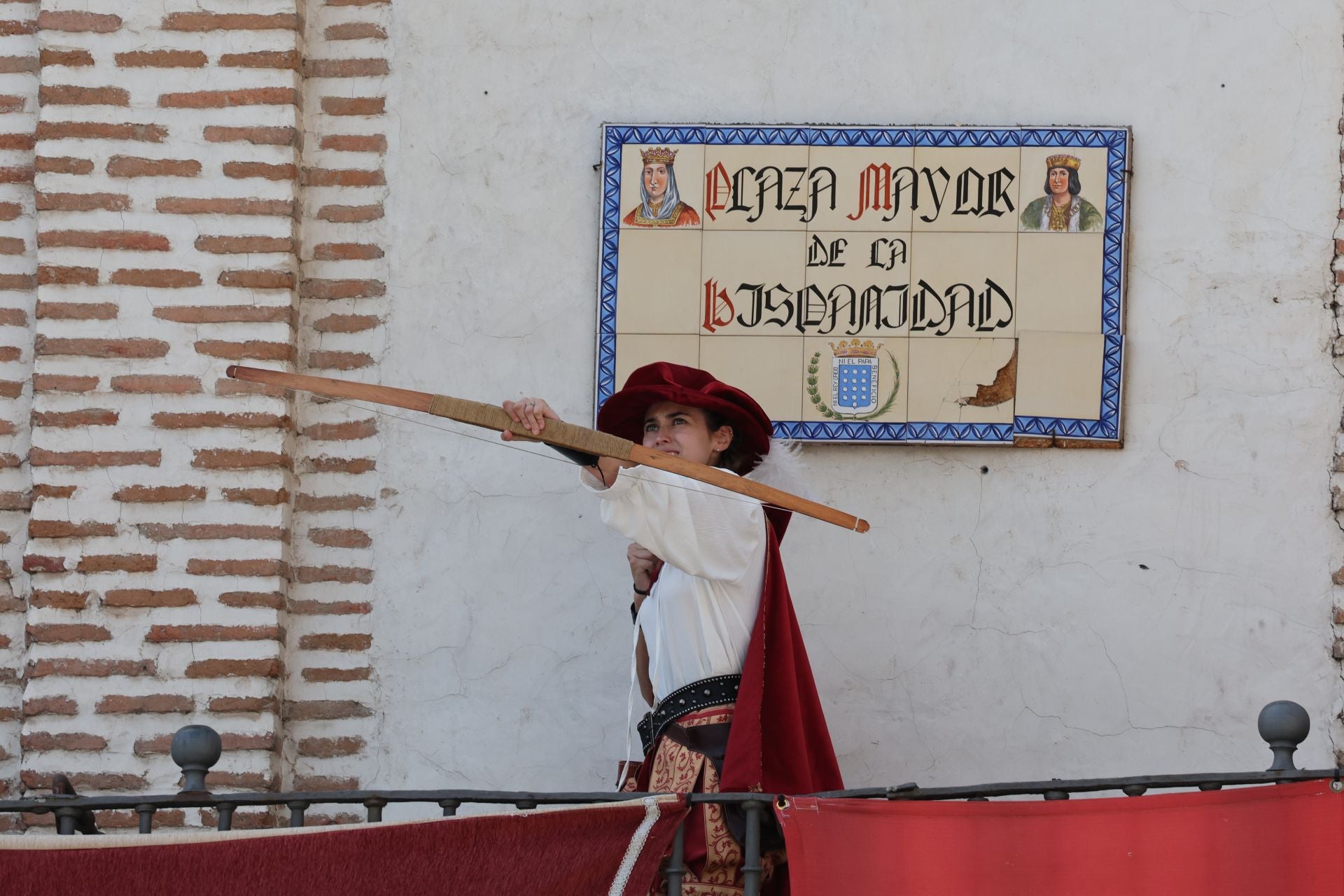 Ambiente en la Feria Renacentista de Medina del Campo este sábado