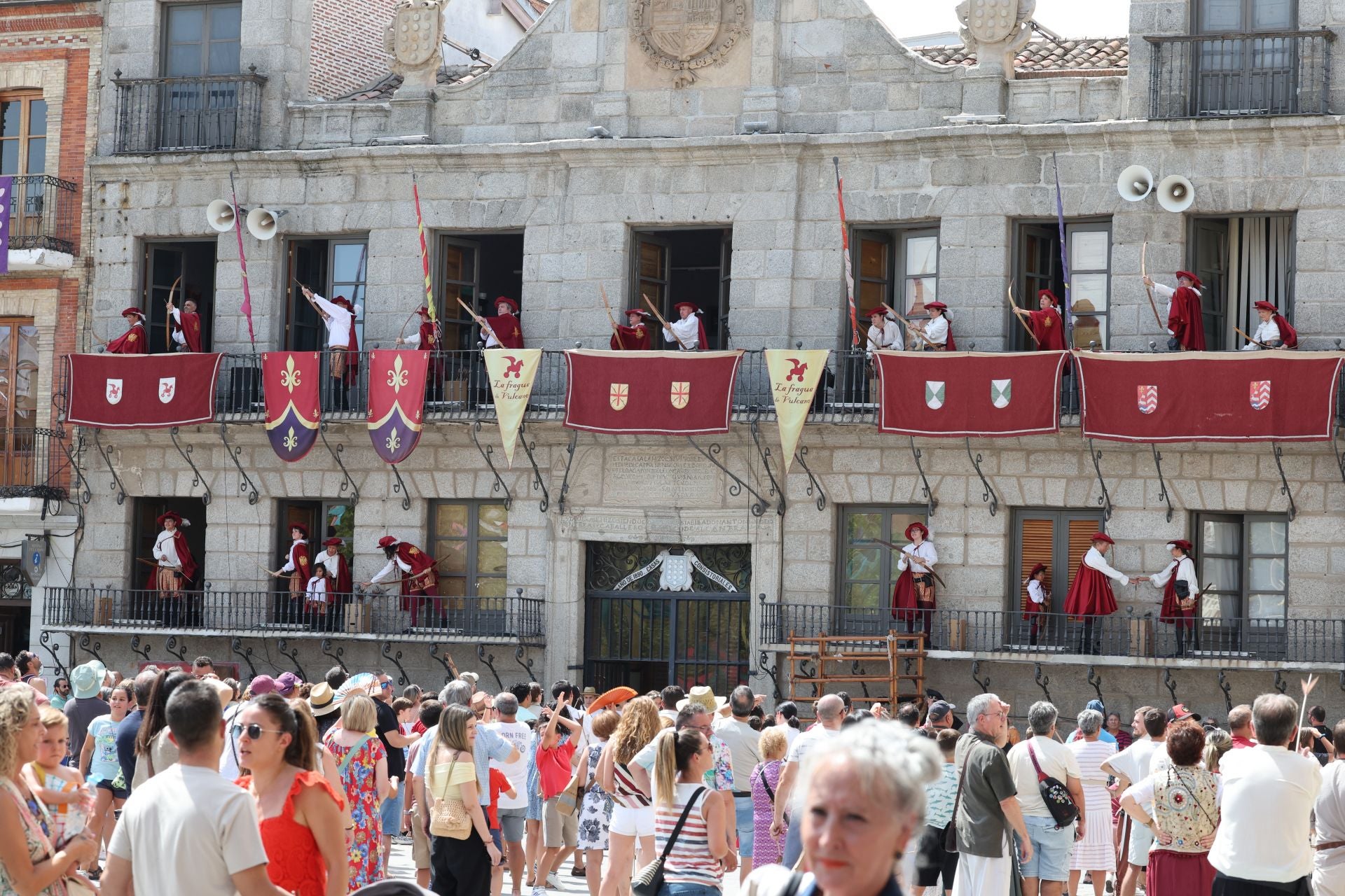 Ambiente en la Feria Renacentista de Medina del Campo este sábado