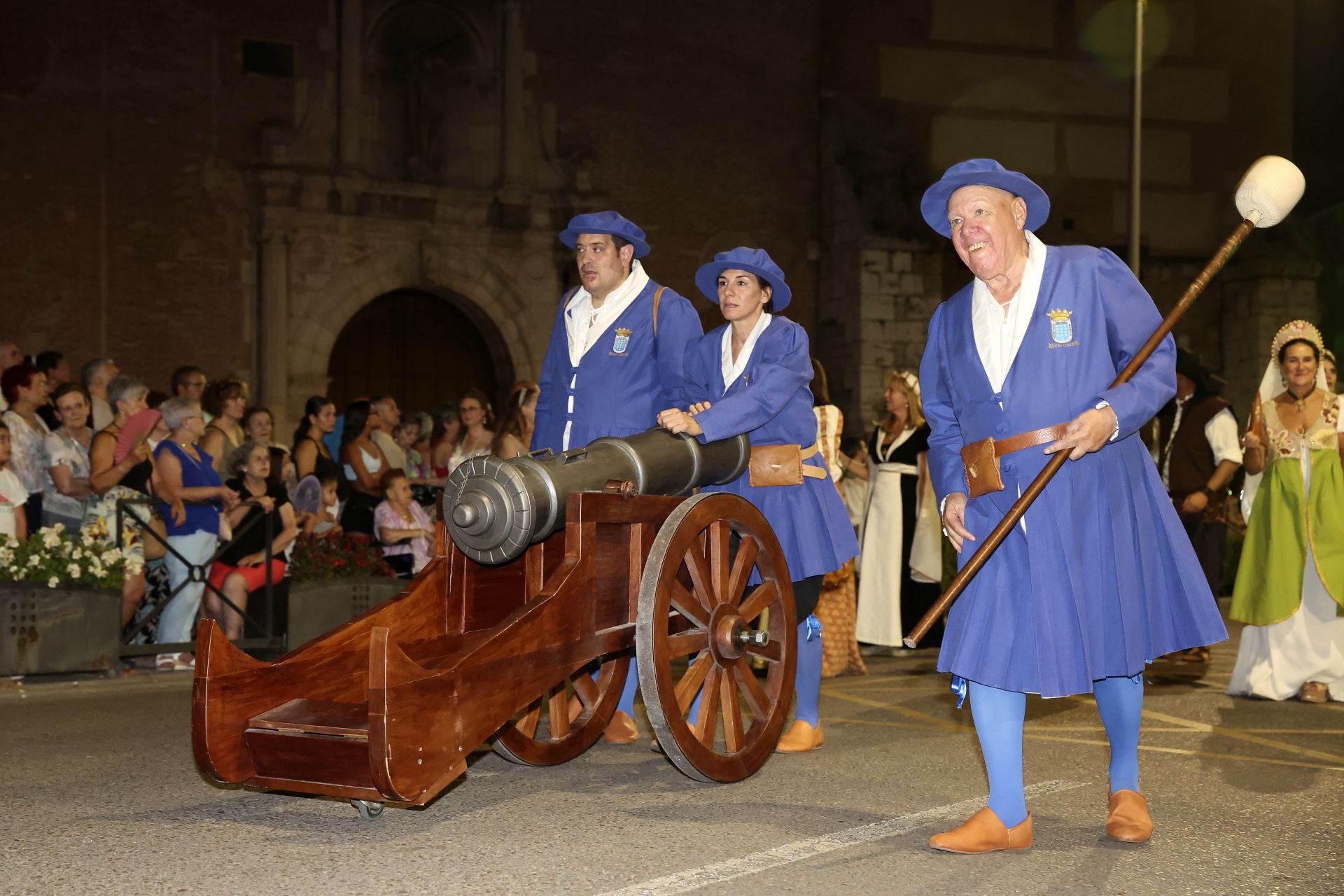 Recreación de la quema de Medina del Campo en la Semana Renacentista