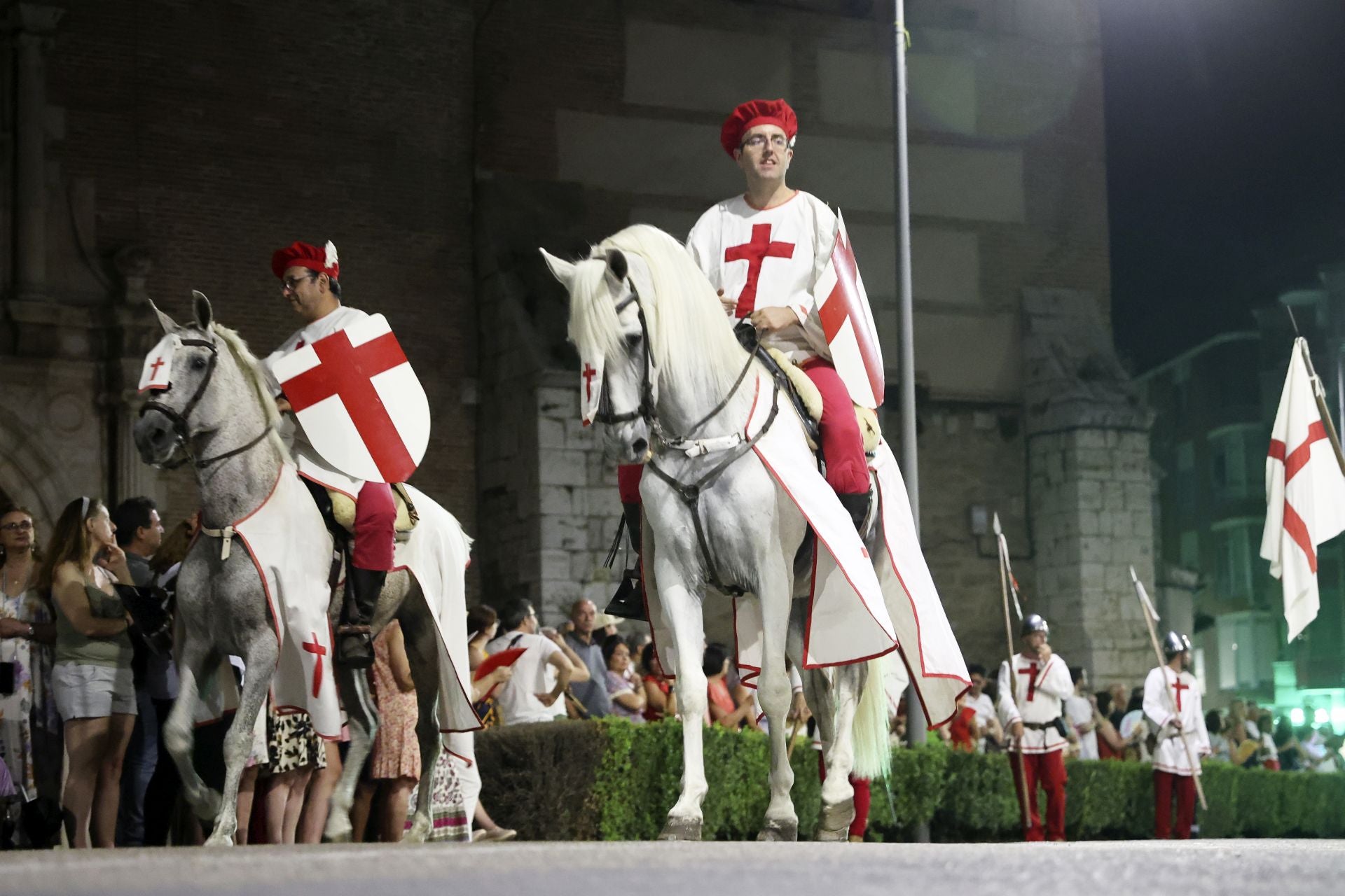 Recreación de la quema de Medina del Campo en la Semana Renacentista