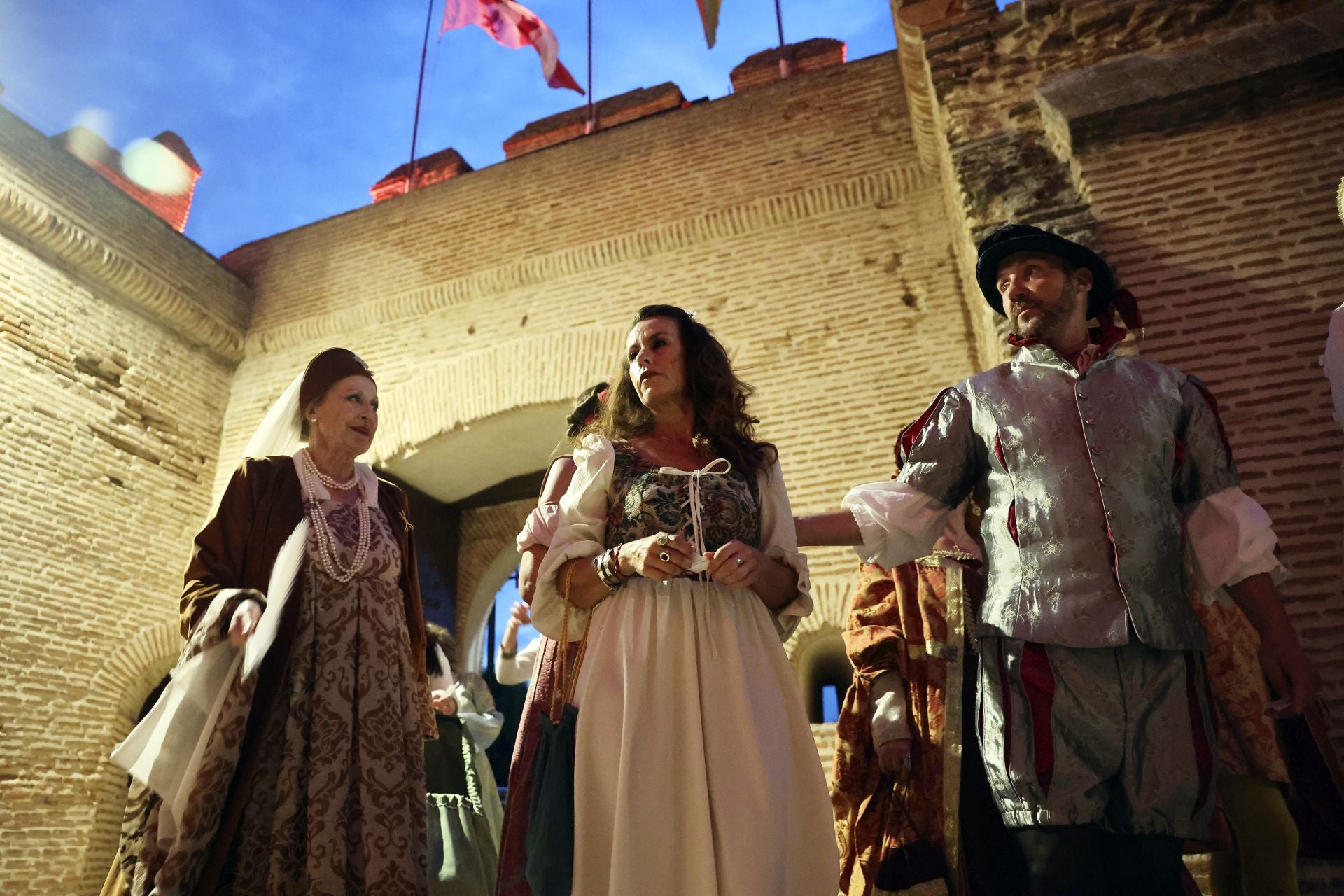 Recreación de la quema de Medina del Campo en la Semana Renacentista