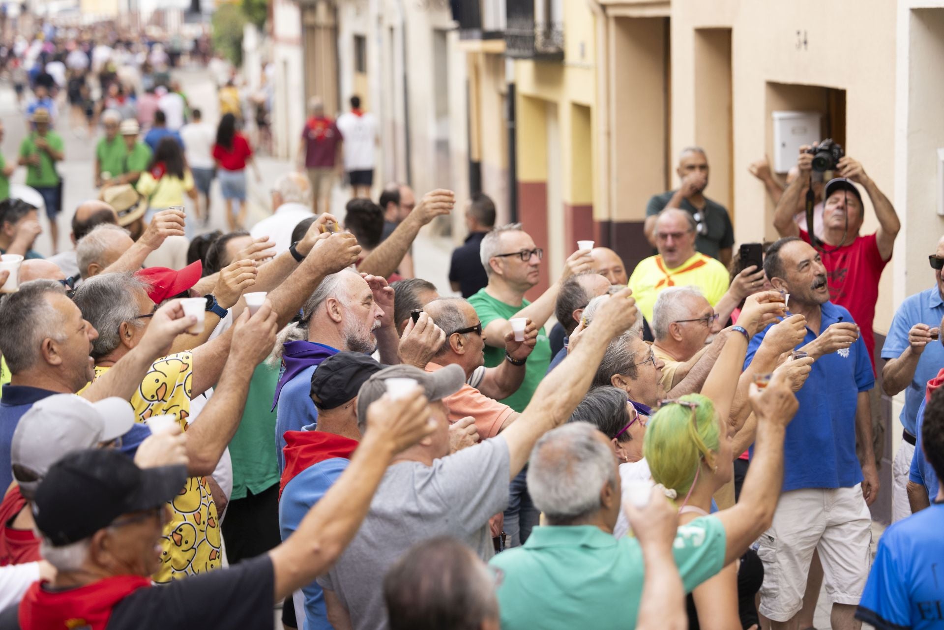 Encierro y capea del domingo en las fiestas de Peñafiel