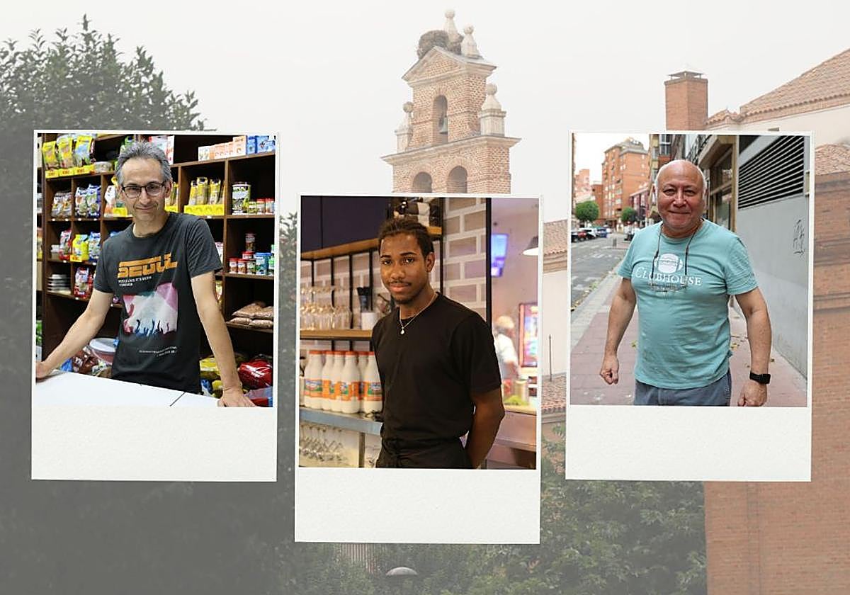 Comerciantes y vecinos de San Nicolás.