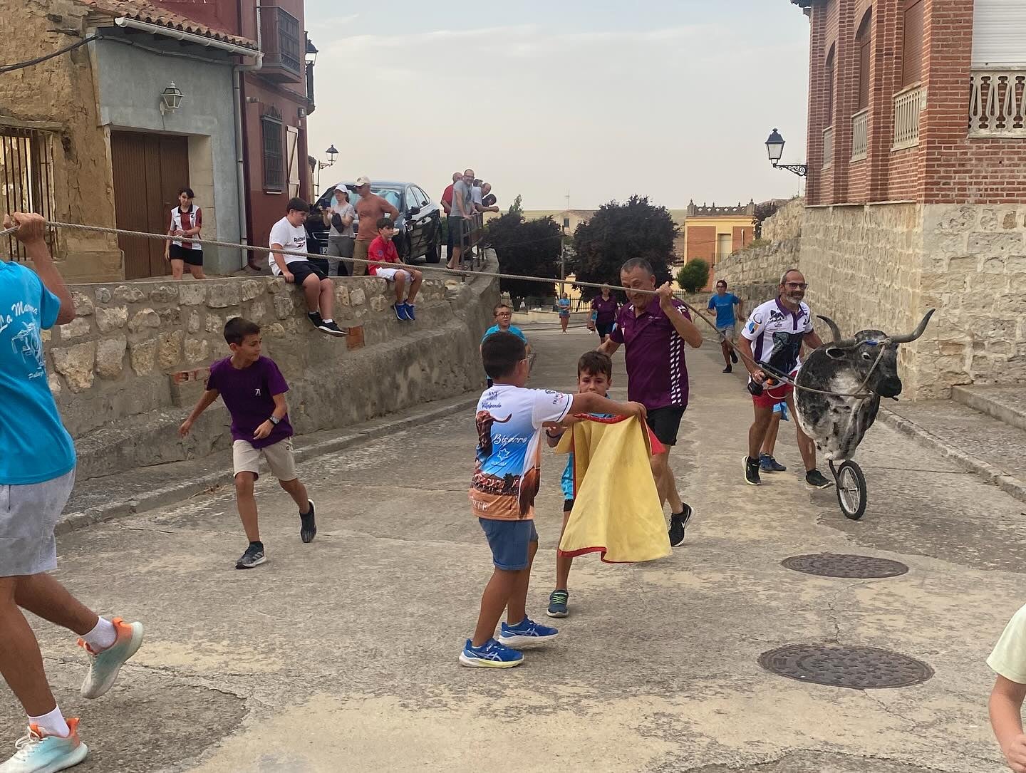 Un juego llamado vaca enmaromada