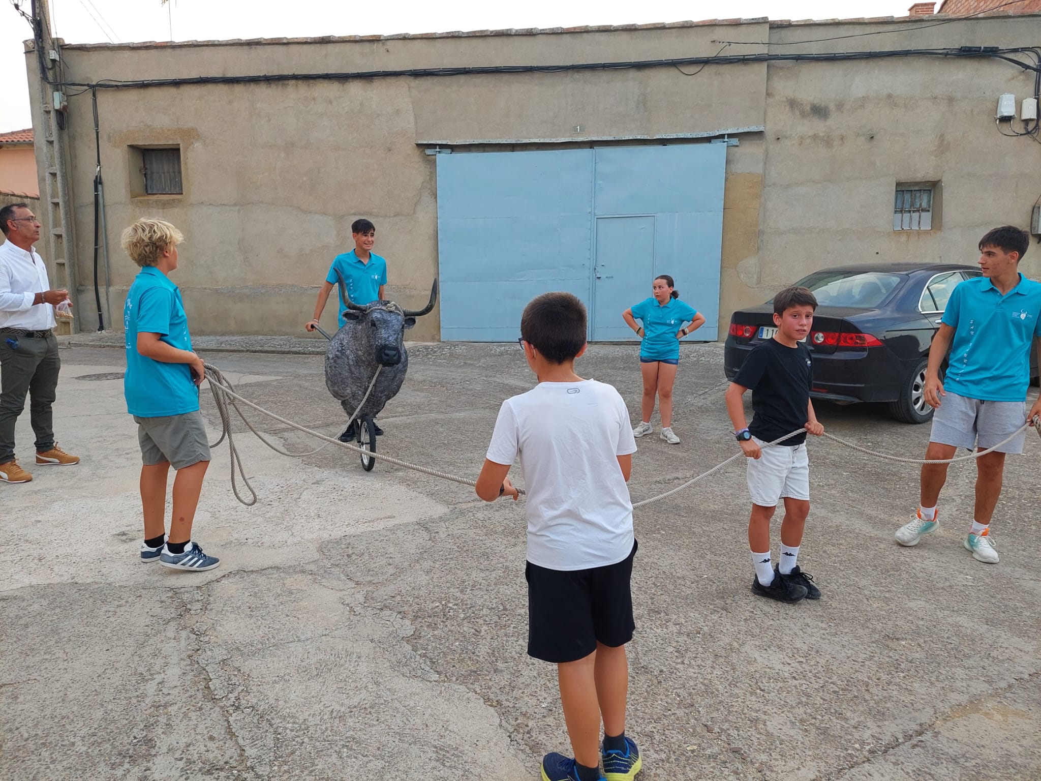 Un juego llamado vaca enmaromada