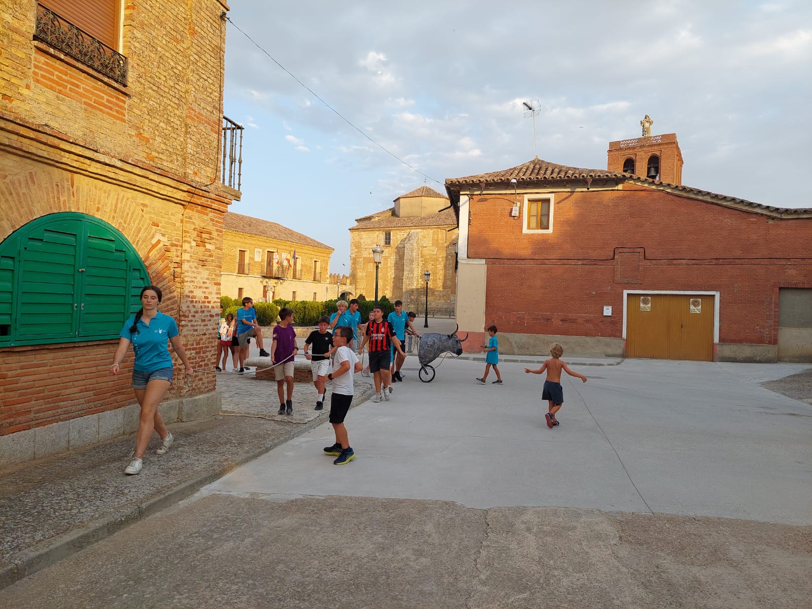 Un juego llamado vaca enmaromada