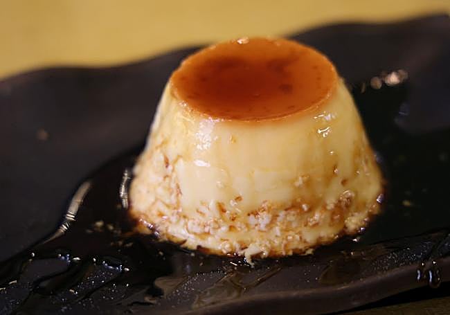 De postre, flan de huevo.
