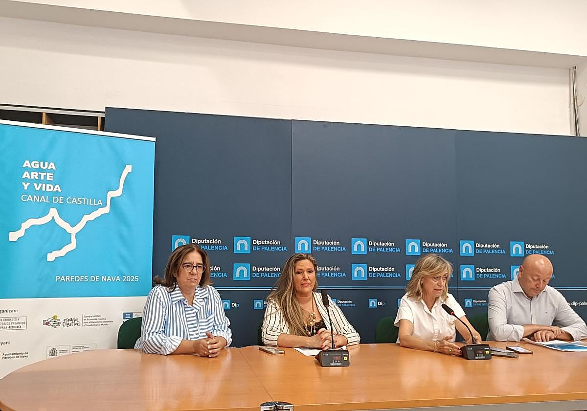 Presentación del congreso que se celebrará en Paredes de Nava, hoy en la Diputación.