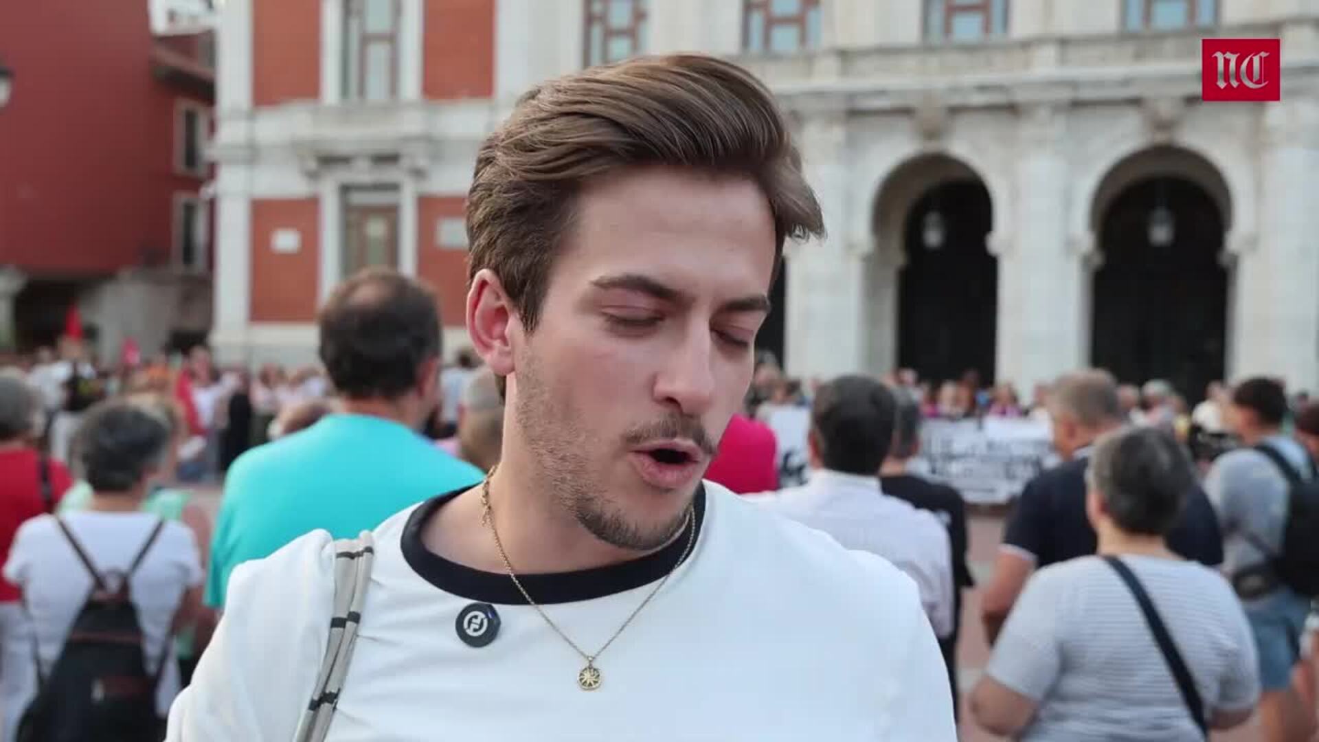 Valladolid protesta contra la gestión de los incendios forestales en Castilla y León