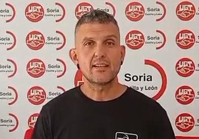 Nacho Mialdea, secretario general de la Comisión Ejecutiva de UGT Servicios Públicos de Soria.