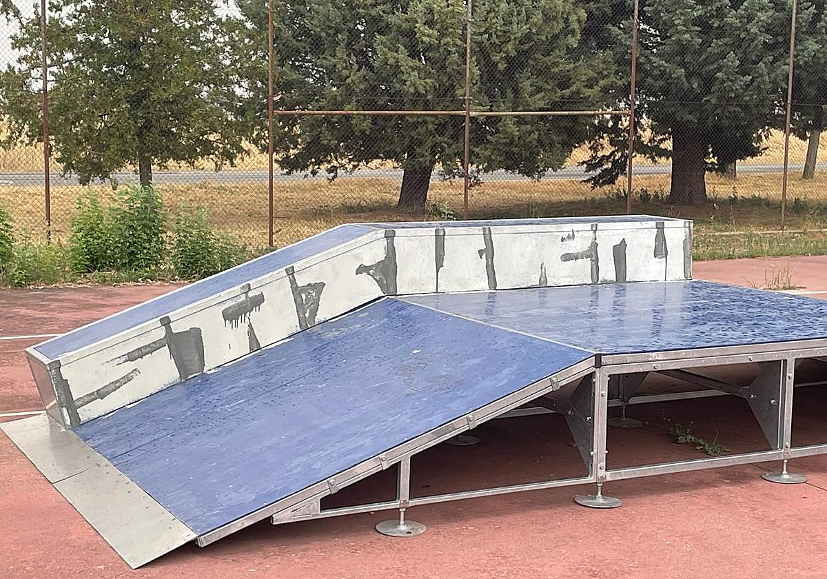 Pintada en instalaciones municipales.