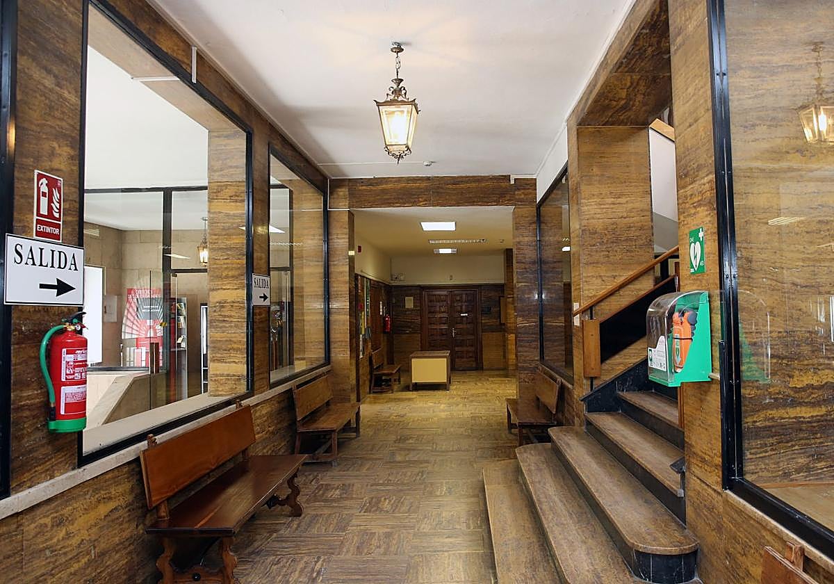 Interior de la Audiencia Provincial de Segovia.