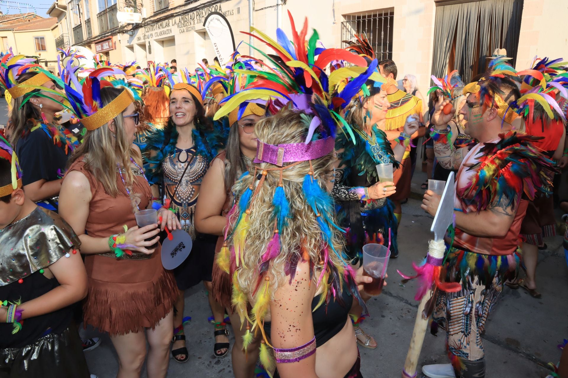 Fotografías del gran desfile de carrozas en Fuentepelayo