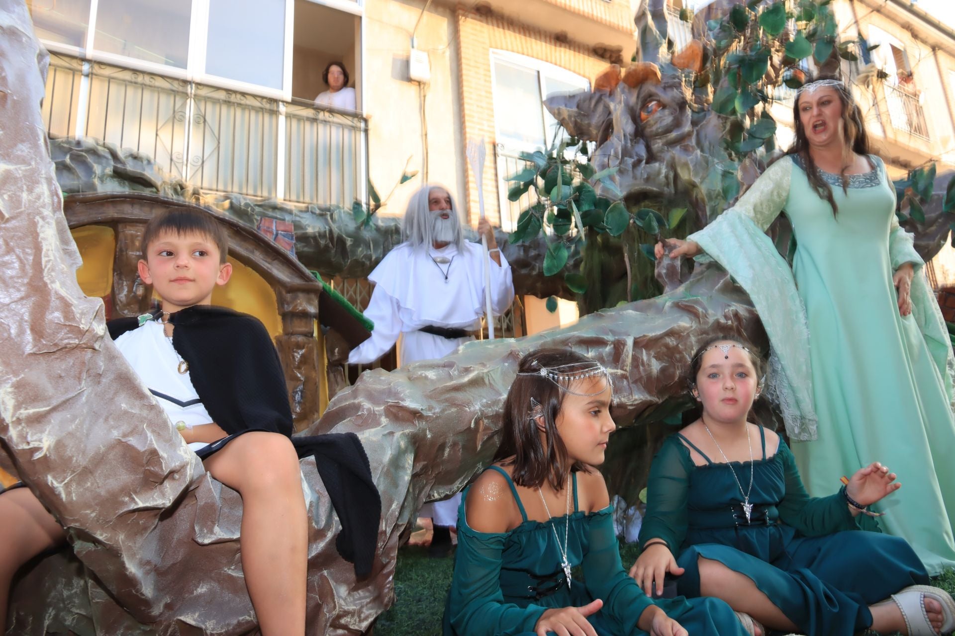 Fotografías del gran desfile de carrozas en Fuentepelayo
