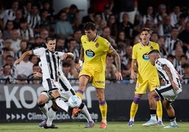 Imágenes de la victoria del Real Valladolid este viernes ante el Castellón