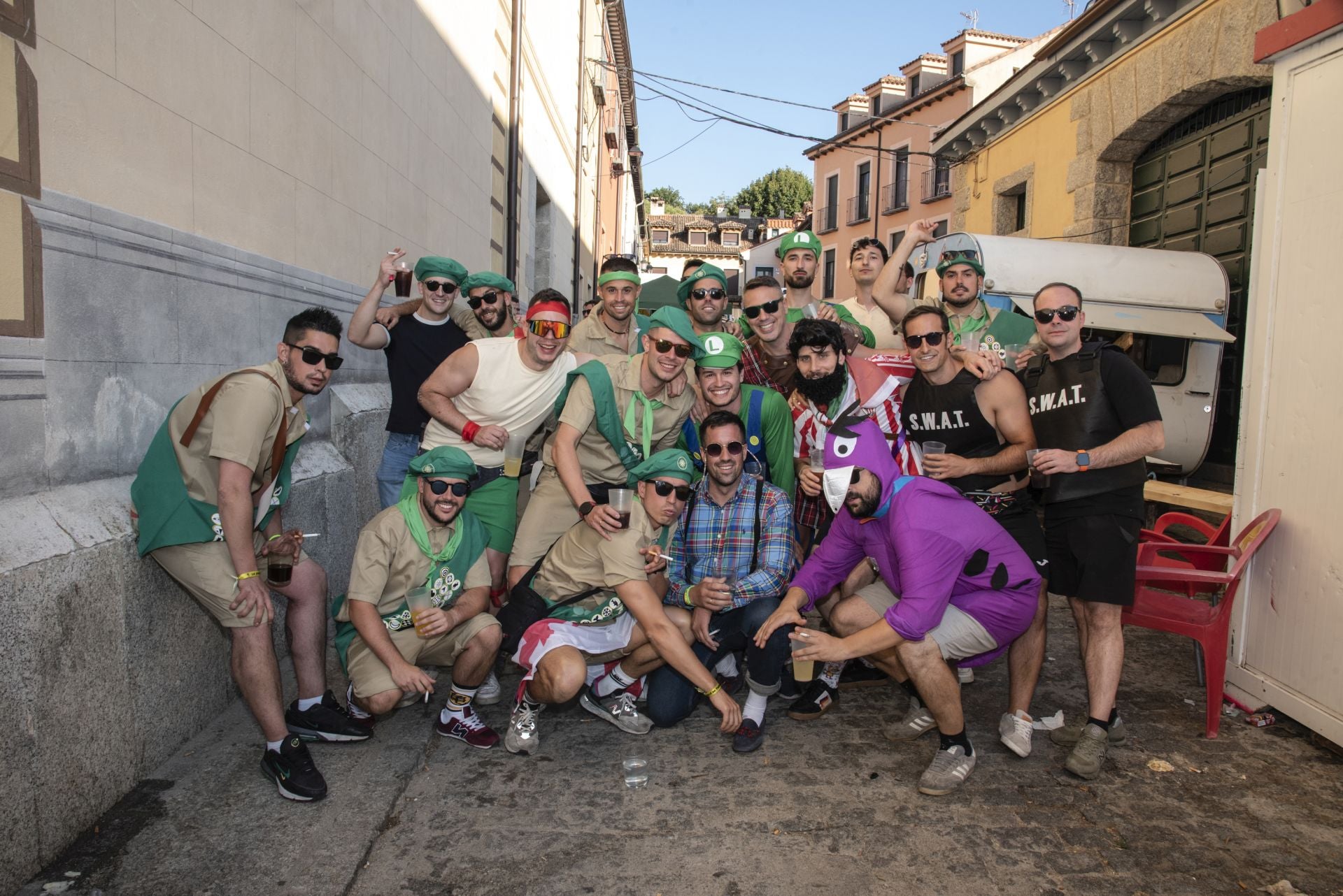 Fotos del inicio de las fiestas de La Granja de San Ildefonso