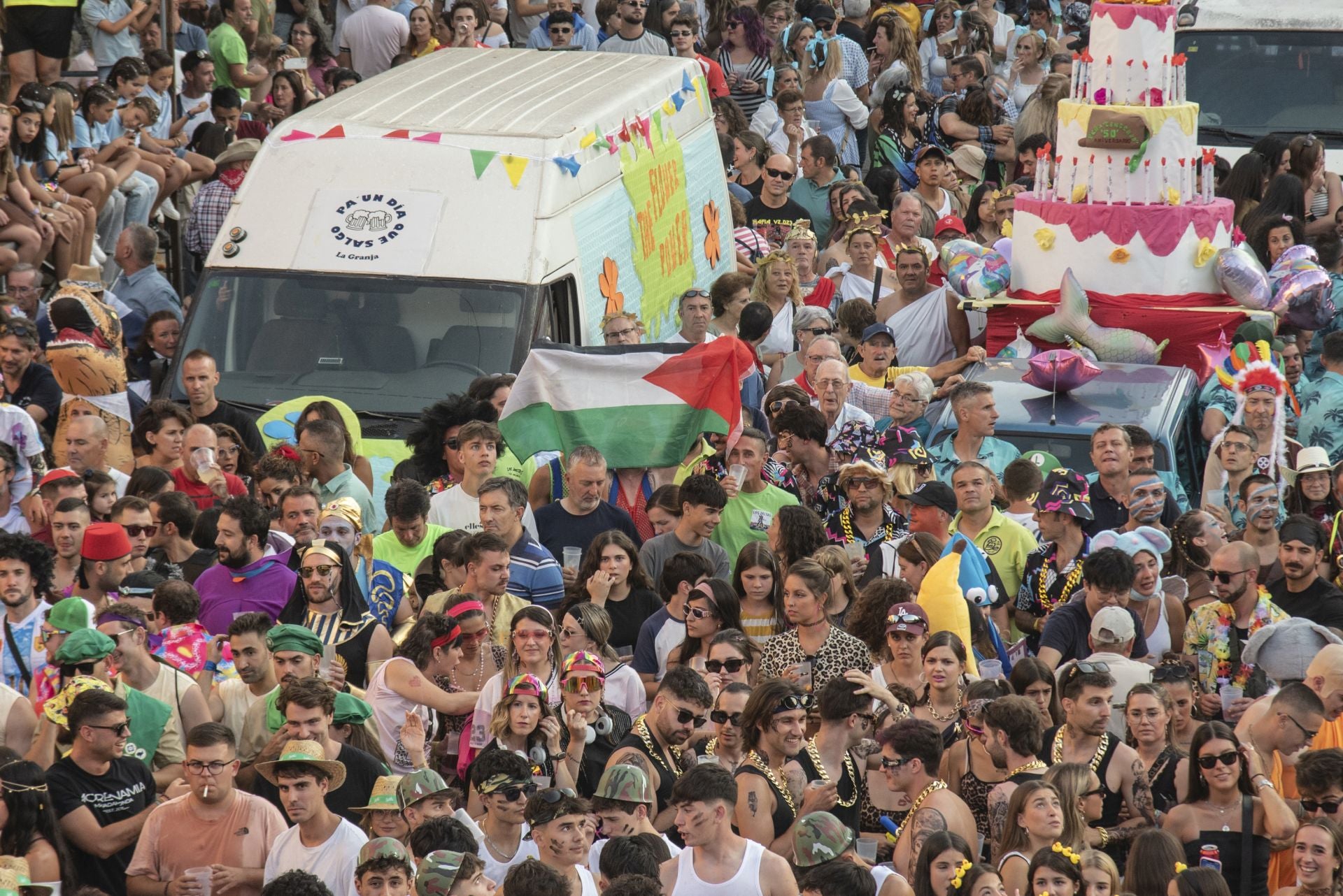 Fotos del inicio de las fiestas de La Granja de San Ildefonso