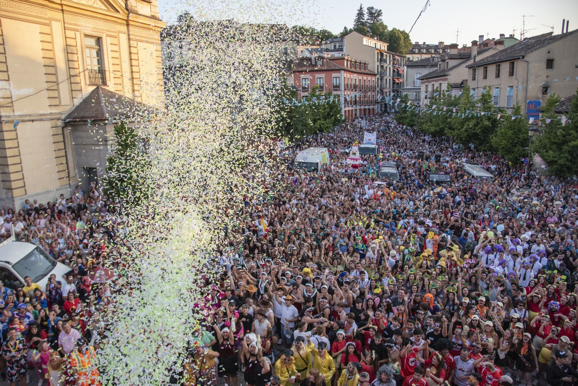 Fotos del inicio de las fiestas de La Granja de San Ildefonso
