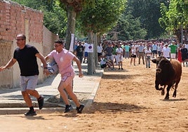 El encierro del domingo en Serrada