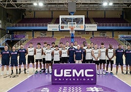 La plantilla del CBC Valladolid en el inicio de la pretemporada 25-26.
