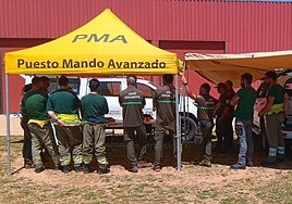 Reunión del 1 de junio de 2025 en la Base de Sahechores antes de que comenzara la Época de Peligrosidad Alta (EPA) de incendios.