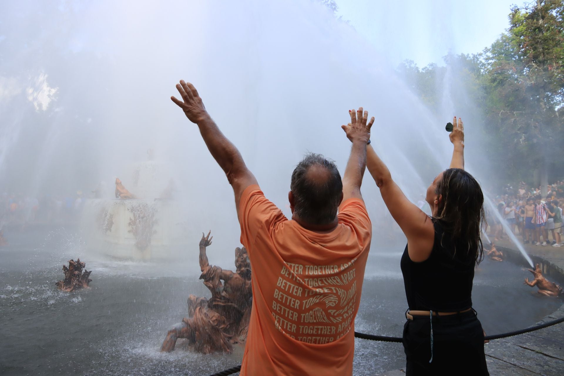 Las fuentes de La Granja, en imágenes