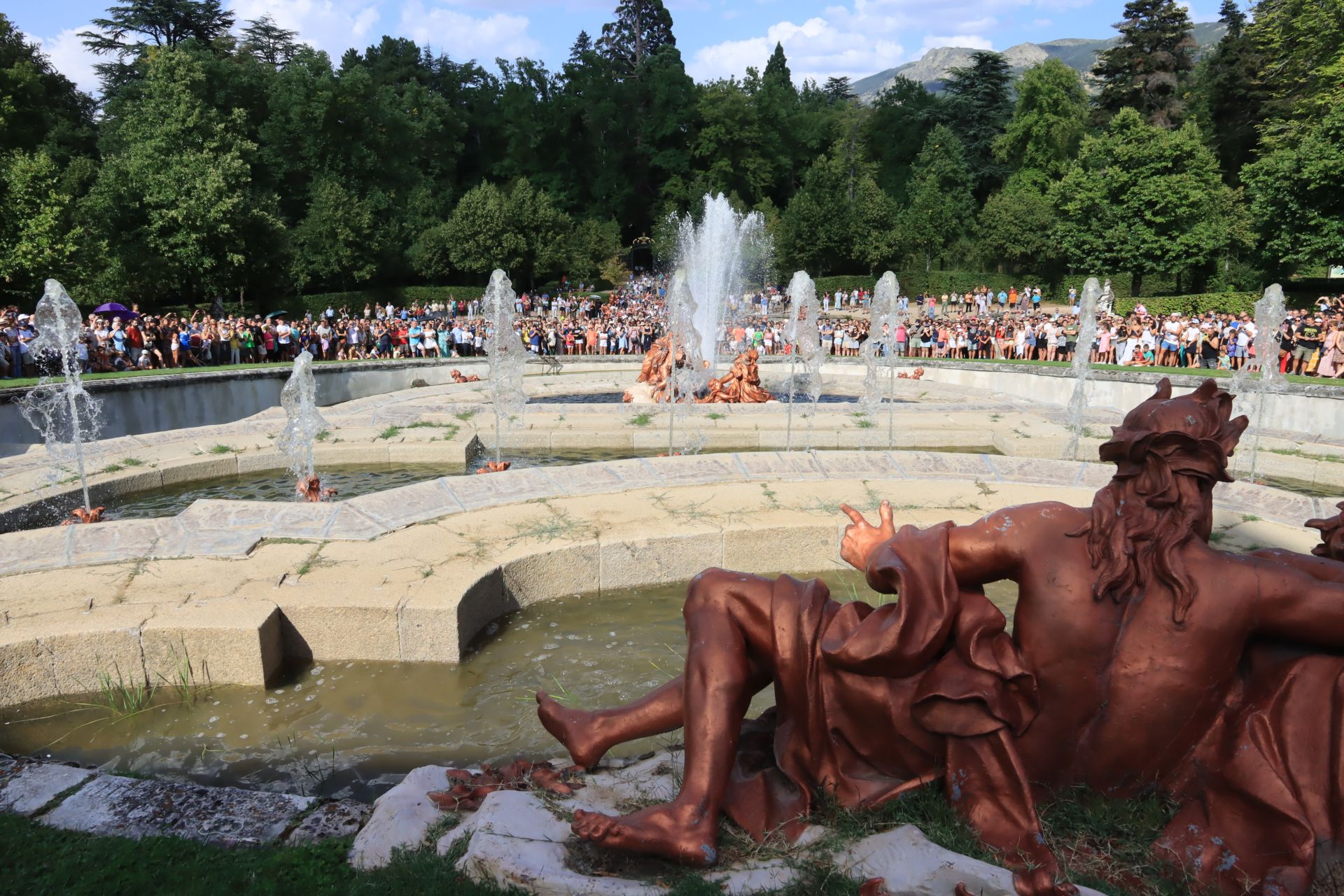 Las fuentes de La Granja, en imágenes