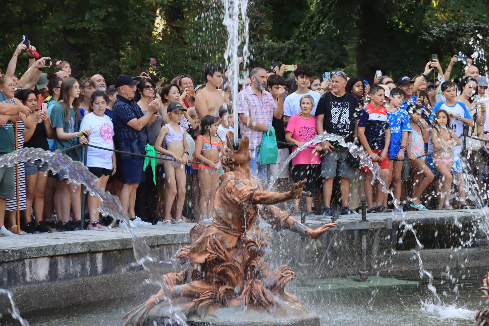 Las fuentes de La Granja, en imágenes