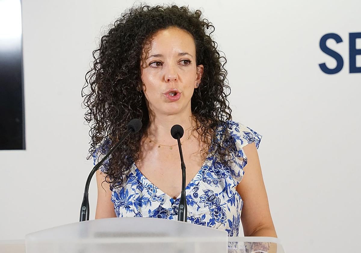 Noemí Otero, en rueda de prensa.